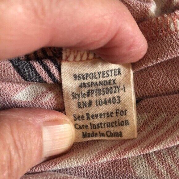 FLOWER & FEATHER Cap Sleeve Zip Detail Pullover Blouse Top Size 3XL - Picture 6 of 7